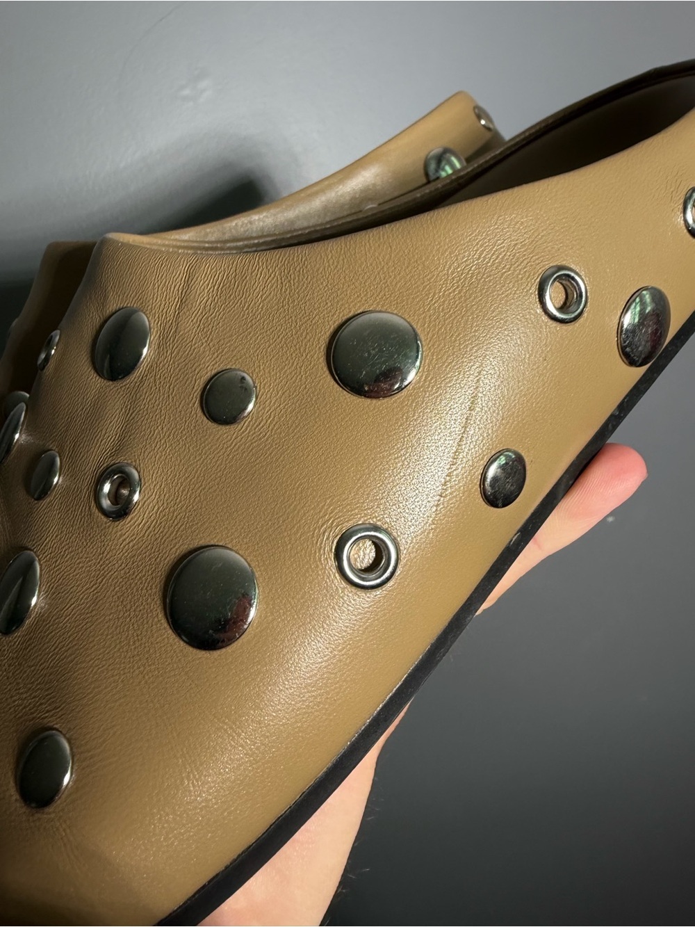 Lola Cruze Studded Clog Mules Size EU 41 - Picture 5 of 10